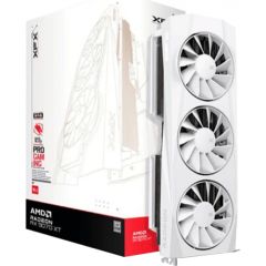 XFX Quicksilver AMD Radeon RX 9070XT White Gaming Edition with 16GB GDDR6 HDMI 3xDP, AMD RDNA 4