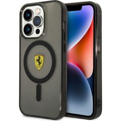 Ferrari FEHMP14XURKK iPhone 14 Pro Max 6.7" czarny|black hardcase Translucent Magsafe