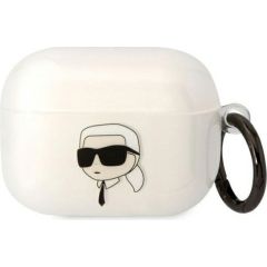 Karl Lagerfeld 3D логотип NFT Karl Head TPU чехол для Airpods Pro белый