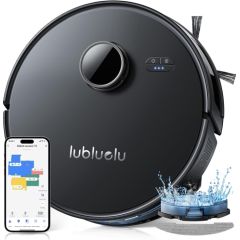Lubluelu L15 Robota Putekļsūcējs 3-in-1 5000Pa LiDAR Lietotņu Kontrole Melns