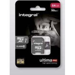 Integral micro SDHC/XC Cards CL10 16GB - Ultima Pro - UHS-1 90 MB/s transfer Atmiņas kartes micro SD SDHC