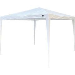 PAWILON NAMIOT OGRODOWY PE 3x3x2.45M BIAŁY SASKA GARDEN Nojumes un aksesuāri