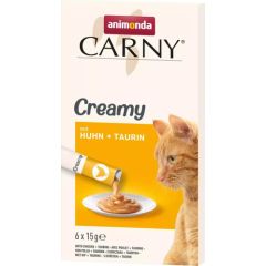 ANIMONDA Carny Chicken with taurine - cat treats - 6 x 15g Kaķu konservi