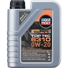 Liqui moly Top Tec 6310 0W20 1l Motora eļļas
