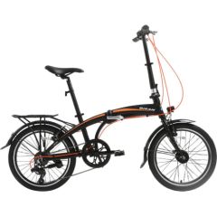 Saliekamais velosipēds Bisan 20 FX3500 TRN melns/oranžs