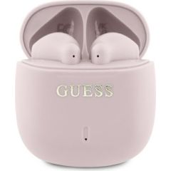 Guess   Bluetooth headphones GUTWSJ14ESGE TWS + taupe Printed Classic Logo Pink Austiņas