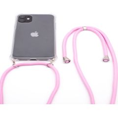 Evelatus Apple  iPhone 7/8/SE2020/SE2022 Silicone Transparent with Necklace TPU Strap Transparent Neoriģinālie Maciņi