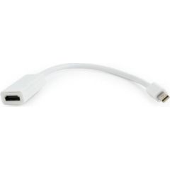 Gembird Mini DisplayPort to HDMI White adapter cable