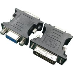 Gembird Adapter DVI-A male to VGA 15-pin HD (3 rows) female, black