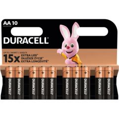 Duracell MN 1500 Basic AA (LR6) Blistera iepakojumā 10gb. Baterijas un akumulatori