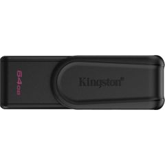 Kingston  64GB Portable USB 3.2 Gen 1 DataTraveler Exodia S (Black/Black)