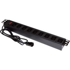 A-lan Alantec PZ010 power extension 1.8 m 9 AC outlet(s) Indoor Black