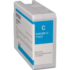Epson SJIC36P(C) (C13T44C240) Ink Cartridge, Cyan Tintes printeru izejmateriāli