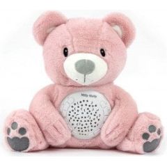 Milly Mally Zabawka pluszowa z Projektorem Milly Bear Pink