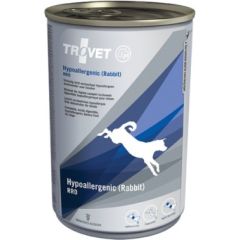 TROVET Hypoallergenic RRD with rabbit - Wet dog food - 400 g Barība
