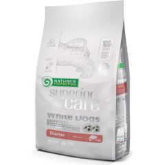 NATURE'S PROTECTION Superior Care White Dogs Grain Free Starter Salmon - dry food for white-coated puppies - 1.5 kg