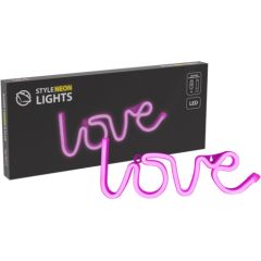 Manta SNL02PKT Style Neon Lights  LOVE Pink