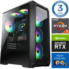 INTOP AQUA Ryzen 7 7700X 32GB DDR5 500SSD M.2 NVME RTX5060Ti 8GB no-OS