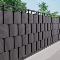 Žoga lamile TENAX FLEXI 2,05x0,19 m (1000 g/m2) Tumši pelēka + 2 gab. nobeiguma klipši Žoga lameles un zālājs