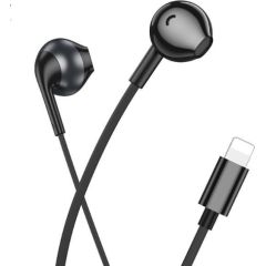 Hoco   M115 Sagacious universal earphones with microphone iP Black Austiņas