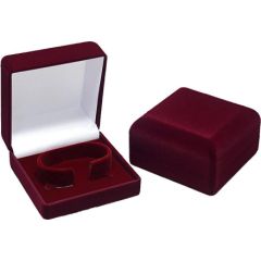 Davanu kārbiņa #7101150(DR), krāsa: Bordo Kārbiņas aproce, ķēdīte, pulkstenis