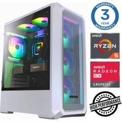 INTOP Ryzen 5 5500 16GB 500SSD M.2 NVME RX580 8GB no-OS Personālie datori