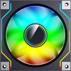 Darkflash DM20 computer fan (black)
