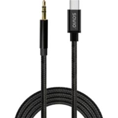 Kabelis SAVIO USB-C – MiniJack 3.5 mm 2m Dažādi vadi