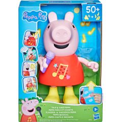 (Ir veikalā) PEPPA PIG Interaktīvā rotaļlieta Runājošā un dziedošā Pepa Konstruktori 