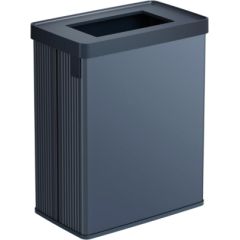 Curver Atkritumu tvertne taisnstūrveida metalizēta Verto High 54L pērļu zilā krāsā Atkritumu tvertnes