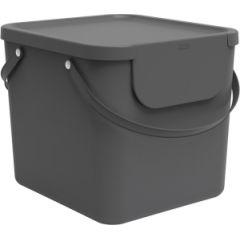 ROTHO Albula Anthracite - waste sorting container - 40l Atkritumu tvertnes