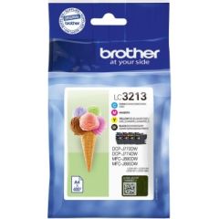 Brother VALUE PACK NELIVÄRIPAKKAUS (LC3213BK/C/M/Y) Tintes printeru izejmateriāli