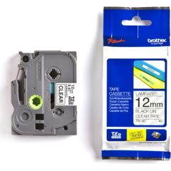 Lenta BROTHER P-touch TZ-131 melna-caurspīdīga, 12mm Lāzerprinteru izejmateriāli