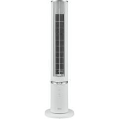 Midea Aroma Tower fan, 45W, Fully Detachable for Easy Cleaning, Built-in Essential Oil Diffuser, Air flow: 38.3 m3/min, 2 Wind modes - Normal/Sleeping, 4 speed settings, 7h timer, Multi-angle Remote control, Oscillation 70, white color, 1032x275x275