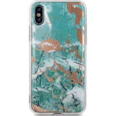 iLike Samsung  Samsung Galaxy S10 Marmur case Green Neoriģinālie Maciņi