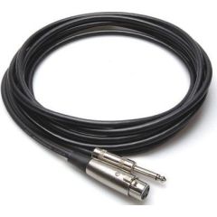Hosa - Kabel mikrofonowy STANDARD XLRf - TS 3m