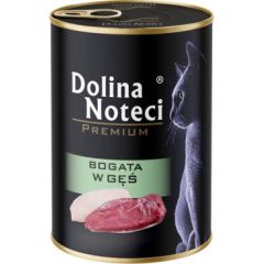 Dolina Noteci DNP dla kota bogata w gęś 400g Kaķu konservi