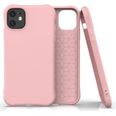 Fusion Solaster Back Case Silikona Aizsargapvalks Priekš Apple iPhone 11 Pro Max Rozā Neoriģinālie Maciņi