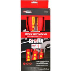 Skrūvgriežu komplekts AWTools AW36987; VDE; 7 gab. Skrūvgrieži