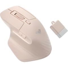 Aula SC150 Super Mini 2in1 2.4G Bezvadu / Bluetooth + USB Vadu pele ar akumulatoru Rozā