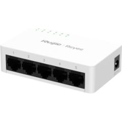 Ruijie RG-ES08G-L 8-портовый 10/100/1000 Мбит/с 4kV 16Гбит/с Не PoE переключатель белый