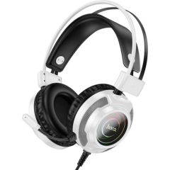 Hoco W110 Resource Gaming Headset Wired USB+ Jack 3.5 In-Ear White