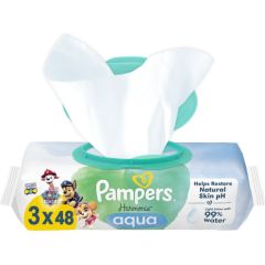 Pampers Chusteczki nawilżane Harmonie Aqua Paw Patrol 3x48 szt.