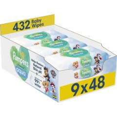 Pampers Chusteczki nawilżane Harmonie Aqua Paw Patrol 9x48 szt.
