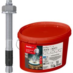 Fischer bolt anchor FAZ II Plus 10/20 in a bucket (silver, 135 pieces, galvanized) Jaunumi -Dārzam