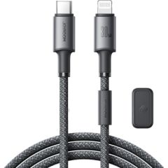 USB cable Joyroom SA-50 USB-C to Lightning 30W 1.2m dark grey Data USB kabeļi