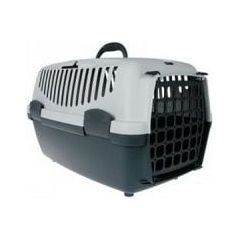 Zolux Transporter GULLIVER 3 z plastikowymi drzwiczkami jasnoszary/ciemnoszary Suņu un kaķu transport somas