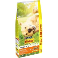 PURINA Friskies Balance Chicken with vegetables - dry dog food - 10 + 5kg Suņu barība
