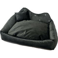 GO GIFT Prince graphite XL - pet bed - 60 x 45 x 10 cm