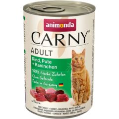 ANIMONDA Carny Adult Beef, turkey, rabbit - wet cat food - 400g Kaķu konservi
